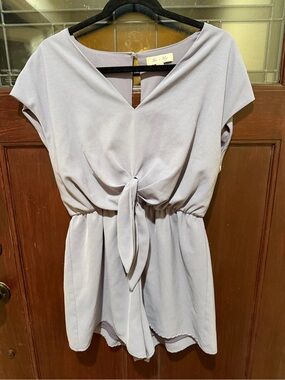 She and Sky-Front Light Lavender Romper